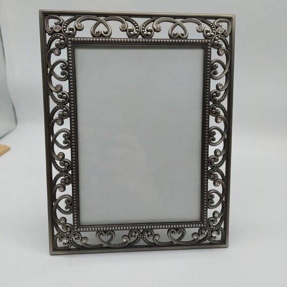 Green Tree Galley Picture Frame 8X6" Pewter Rhinestones Picture Pics 5” x 7” - Picture 1 of 9